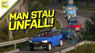 MAN TGS STAU AUFFAHRT! I BeamNG Drive Crashes #1943 [Alpha]