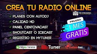 Crea Tu Radio Online | 1 Mes Gratis