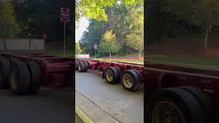 48 tire semi wide load heavy haul!!! #wideload #semilife #truckdriver #likeaboss