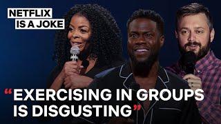 15 Minutes of Jokes About the Struggle to Get Fit | Netflix