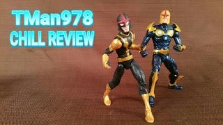 MARVEL LEGENDS SERIES NOVA SAM ALEXANDER TITUS BAF WAVE CHILL REVIEW