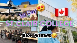 St.Clair College Vlog | My first day at Canadian College | Toronto Campus | IBM logistics #stclair