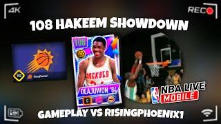 I PLAYED AGAINST @RisingPhoenix1 IN A SHOWDOWN GAME WITH 108 HAKEEM | NBALM 24 SZN 8