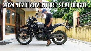 2024 YEZDI ADVENTURE SEAT HEIGHT REVIEW