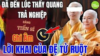 Nhân Chứng Sống Tịnh Ấn Kể| Bài Cáo Phó Bá Đạo Tiễn Đưa Bằng Tiến Sỹ  Của Thầy Quang