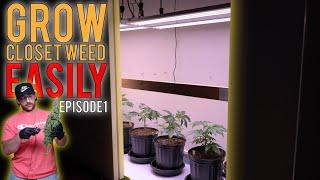 GROWING WEED IN A CLOSET (PHOTOPERIODS) GUIDE TO SIMPLE GARDENING. EP1