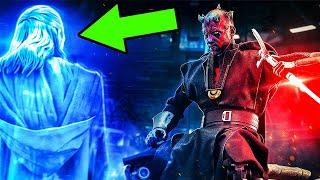 Why Qui-Gon's Force Ghost Visited DARTH MAUL - Star Wars Canon