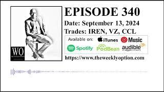 Option Trading Podcast - The Weekly Option Episode 340 Recorded on September 13, 2024