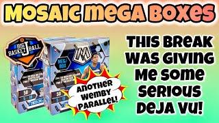 *FIRST LOOK!* 2023-24 Panini Mosaic WALMART Mega Box Break x2  This Rip Is Giving Me Deja Vu…