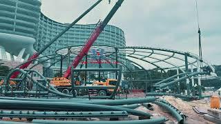 Lightweight Big Span Space Steel Structure Shell Shape Hall Roofing #construction #architecture
