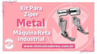 Kit Para Zíper De Metal Máquina Reta Industrial