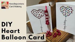 Super Easy and Creative DIY Heart Balloon Card