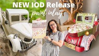 Iron Orchid Designs NEW RELEASE Summer 2025 | Ditsy Blooms Paint Inlay