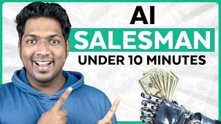 How I Built an AI Salesman in Just 10 Minutes  | No Coding