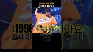 1998년 7월 4주 인기가요 TOP 30