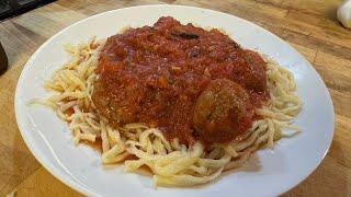 Making meatballs and marinara from scratch with possibly homemade noodles