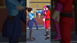 BAYI POLICE VS BAYI NINJA  #sakuraschoolsimulator #shortsyoutube #sakuraschool