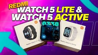 Redmi Watch 5 Lite vs Redmi Watch 5 Active, Budget Xiaomi Smartwatch for 2024