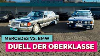 DUELL DER OBERKLASSE - Mercedes S-Klasse (W126) vs. 7er BMW (E32)