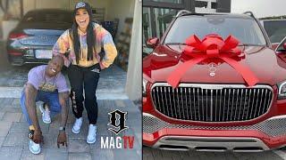 Chad Ochocinco Buys Preggo Fiancée Sharelle Rosado A Maybach SUV! 