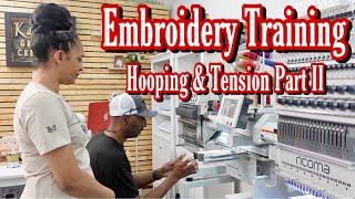 How to hoop hats & set tension on a single & multi head embroidery machine! | THE RIGHT WAY! PART II