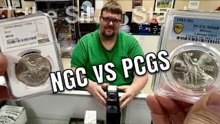 NGC vs PCGS - Which Coin Grading Service is Better? "There's a stark difference between the two."