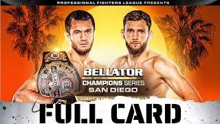 Bellator Champions Series - Nurmagomedov vs. Shabliy Full Card Preview & Predictions