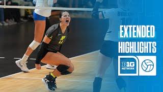 UCLA at Purdue | Extended Highlights | Big Ten Volleyball | 10/17/2024