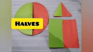 Mathamatical Development concept of Half and quarter