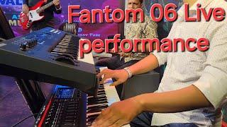 Roland Fantom 06 & Yamaha mx49 TV live performance | Fantom 06 update Indian Bollywood Tone Review