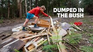 I made a picnic table from someone's rubbish