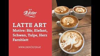 Latte Art Motive - DieRöster