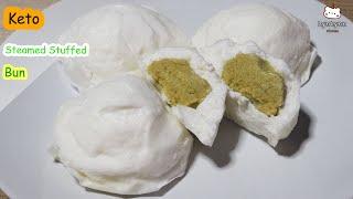 Keto Steamed Stuffed Bun Sweet Paste Filling