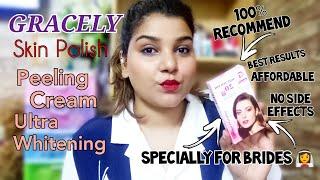 Gracely Peeling Cream Ultra Whitening Skin Polish || Skin Whitening Polisher || simran Irfan