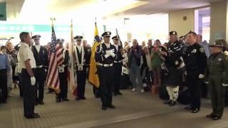 US Honor Flag arrives in San Diego for SDPD Officer Jeremy Henwood