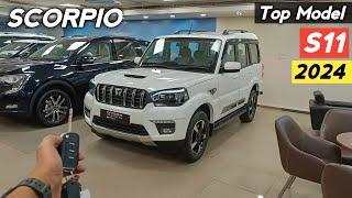 Mahindra Scorpio Classic S11 2024 ️| Scorpio Top Model Review |