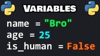 Learn Python VARIABLES in 10 minutes! 