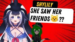 VTuber Clips | VTuber Shylily Saw her friends "kitty"!!!