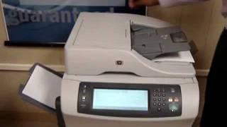 HP LaserJet 4345 M4345 ADF (automatic document feeder) Cleaning Instructions