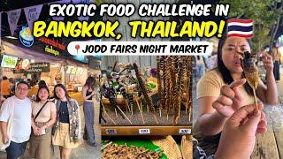 Eating Exotic Food in Bangkok! Let's go to Jodd Fairs Night Market!  | JM Banquicio