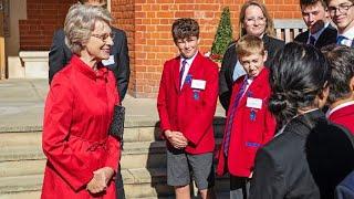 The Duchess Of Gloucester Officially Opens NEW Music School At King's College Wimbledon 2018