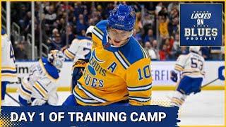 Thoughts On The St. Louis Blues' First Day Of Training Camp + Lines & Pairings