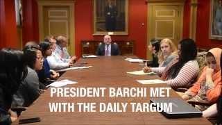 the Daily Targum Meets with RU President