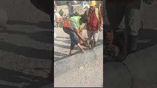 Unsafe Grinding/ unsafe Act