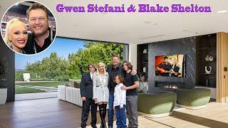 Gwen Stefani & Blake Shelton's Encino Home | 3 Children, Cars, Net Worth and Lifestyle