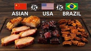 Pork BELLY 3 WAYS - Asian, USA & Brazilian! Which is BEST?