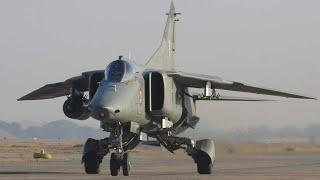 Sri Lanka Air Force MiG-27 Fighter Jets Start - Up