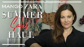 Summer Sales Haul ZARA MANGO | Fashion over 40