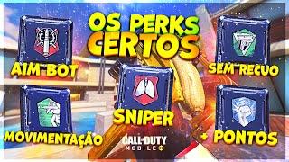 O SEGREDO dos PERKS / VANTAGENS CORRETAS no COD MOBILE! DICAS para MELHORAR em 2024!