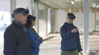 Toepassing HoloLens en Dalux op de werf AZ Rivierenland, Campus Rumst